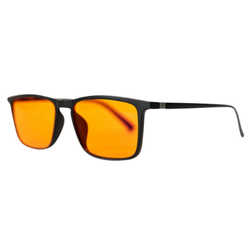 Orange lens glasses